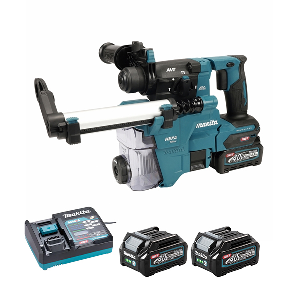 Makita HR010GD201 Máy Khoan Bê Tông 3 Chức Năng Dùng Pin (CHUÔI GÀI SDS-PLUS/20MM)(40V MAX)